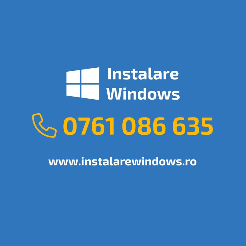 Instalare Windows